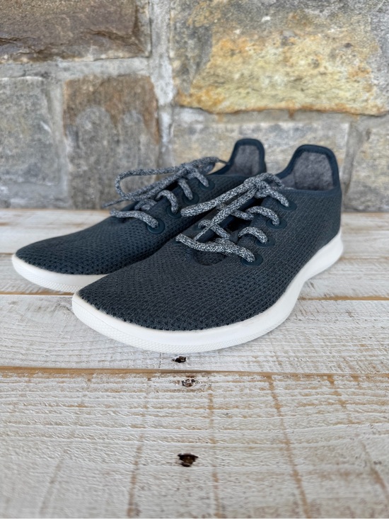 allbirds Shoes - Allbirds Women’s Tree Runner Lightweight Casual Knit Sneakers - Dark Blue Gray